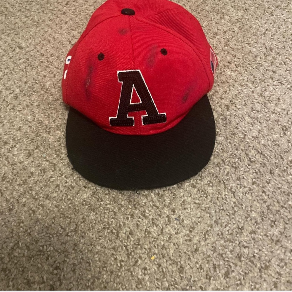 Kids Red and Black Cap